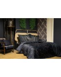 Narzuta velvet 220x240 Victoria 1 czarna/złota