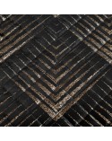 Narzuta velvet 170x210 Victoria 2 czarna/złota