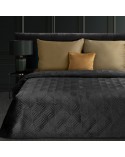 Narzuta velvet 220x240 Victoria 2A czarna