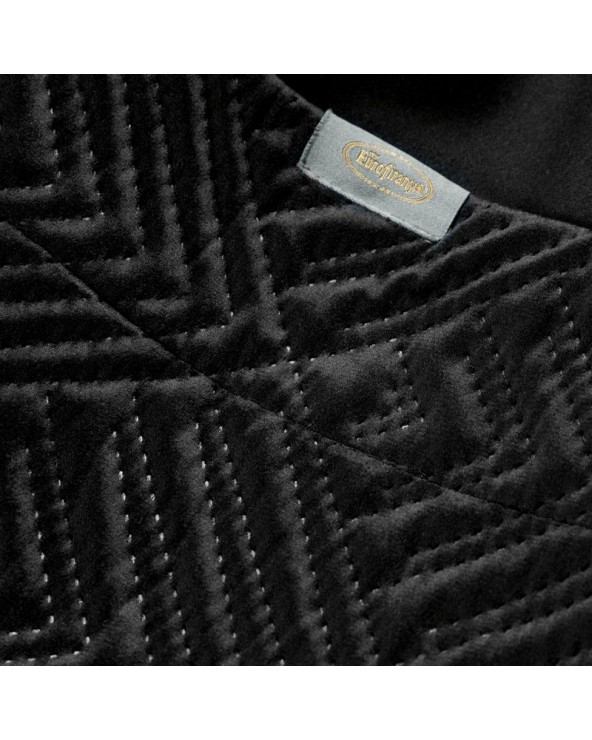 Narzuta velvet 220x240 Victoria 2A czarna