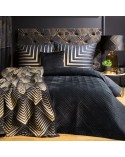 Narzuta velvet 220x240 Victoria 2A czarna