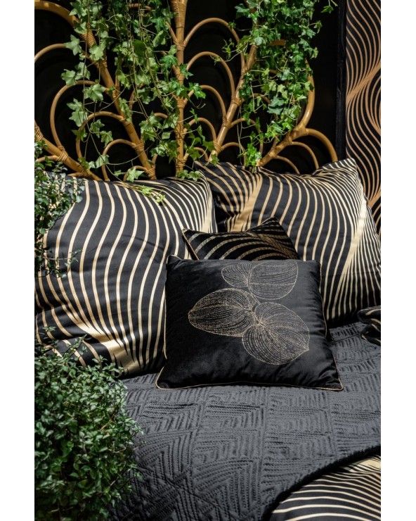 Narzuta velvet 220x240 Victoria 2A czarna