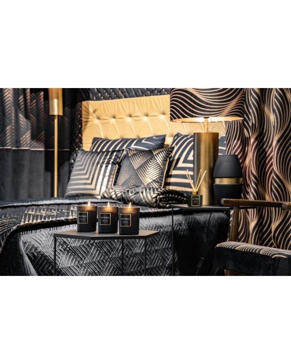Narzuta velvet 220x240 Victoria 2A czarna