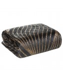 Narzuta velvet 220x240 Victoria 3 czarna/złota