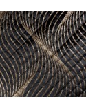 Narzuta velvet 230x260 Victoria 3 czarna/złota