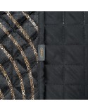 Narzuta velvet 230x260 Victoria 3 czarna/złota