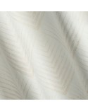 Zasłona welwetowa 140x250 Blanca 2 biała/złota z przelotkami