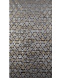 Zasłona welwetowa 140x250 Areta stalowa z przelotkami