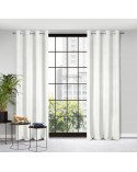 Zasłona welwetowa 140x250 Eliza biała z przelotkami