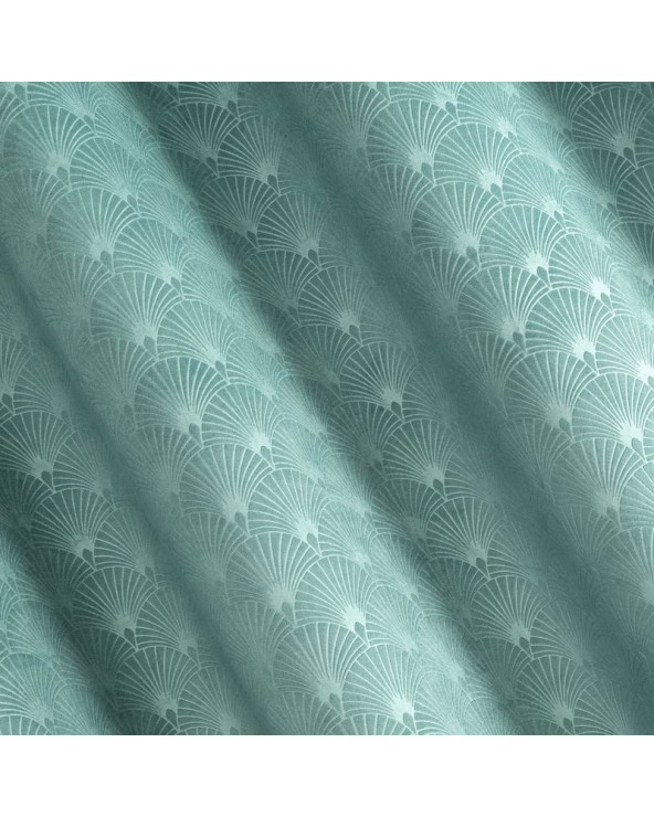 Zasłona welwetowa 140x250 Julia morska z przelotkami