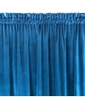 Zasłona welwetowa 140x300 Samanta granatowa
