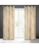 Zasłona welwetowa 140x250 Wera cappuccino z przelotkami