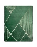 Koc pluszowy 150x200 Ginko 3 ciemnozielony