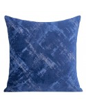 Poszewka velvet 40x40 Adria granatowa/szampańska