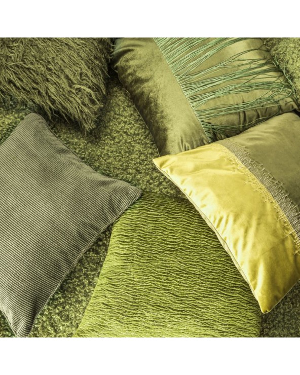 Poszewka velvet 45x45 Aline oliwkowa