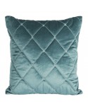 Poszewka velvet haftowana 45x45 Amareta ciemnoturkusowa