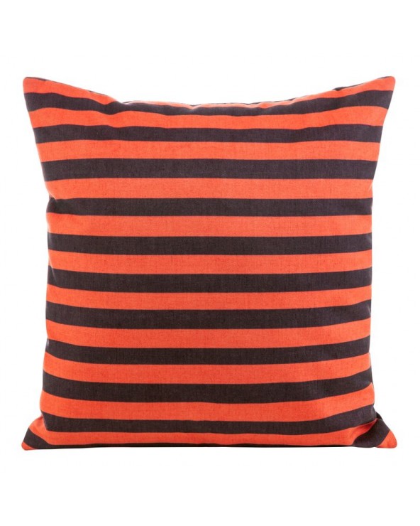 Poszewka velvet 45x45 Anax koralowa/czarna