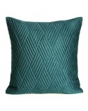 Poszewka velvet 40x40 Ariel 1 ciemnoturkusowa