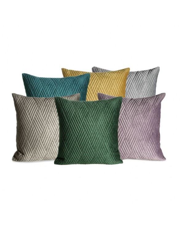 Poszewka velvet 40x40 Ariel 1 ciemnoturkusowa