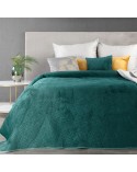 Poszewka velvet 40x40 Ariel 1 ciemnoturkusowa