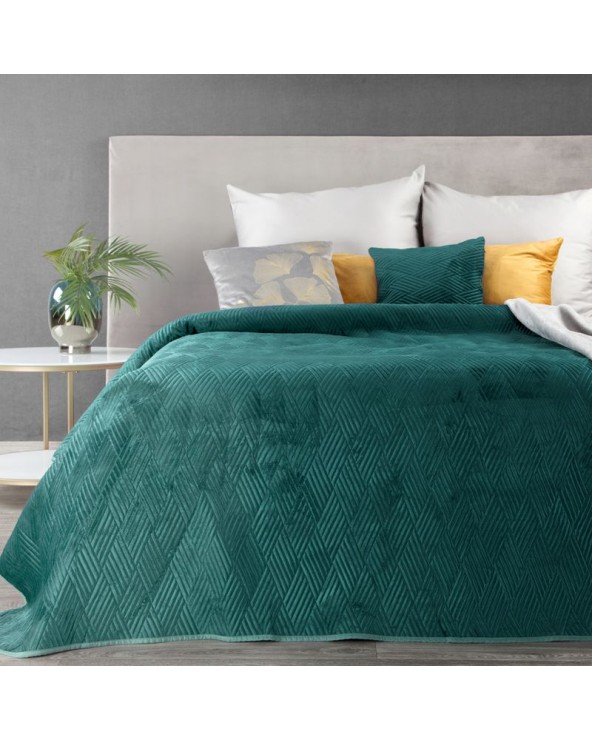 Poszewka velvet 40x40 Ariel 1 ciemnoturkusowa