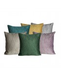 Poszewka velvet 40x40 Ariel 1 srebrna