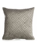 Poszewka velvet 40x40 Ariel 3 ciemnobeżowa