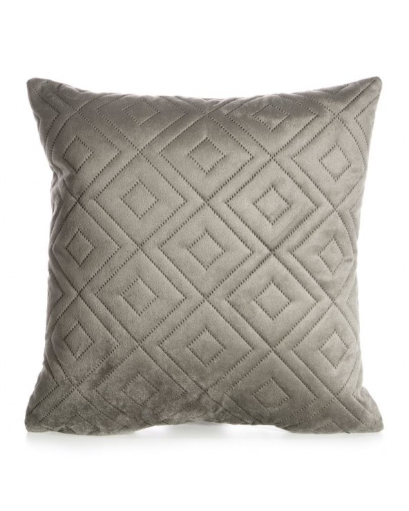 Poszewka velvet 40x40 Ariel 3 ciemnobeżowa