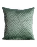 Poszewka velvet 40x40 Ariel 3 ciemnomiętowa