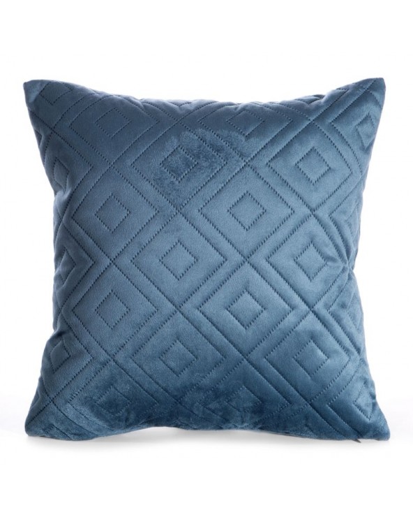 Poszewka velvet 40x40 Ariel 3 niebieska