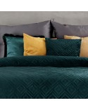 Poszewka velvet 40x40 Ariel 3 niebieska