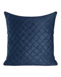 Poszewka velvet 40x40 Ariel granatowa
