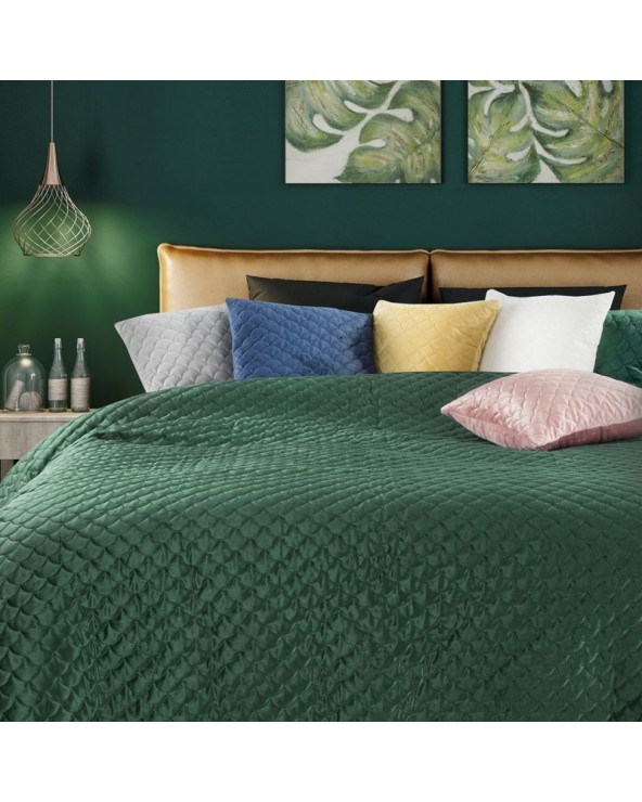 Poszewka velvet 40x40 Ariel granatowa