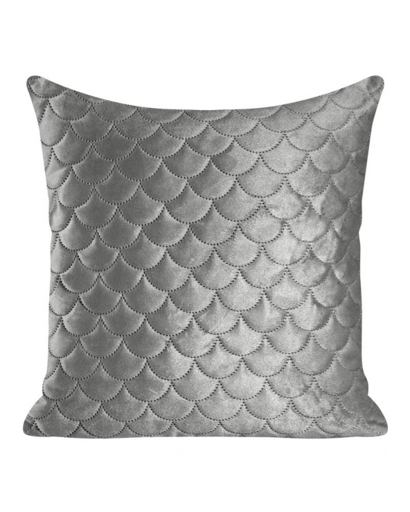 Poszewka velvet 40x40 Ariel srebrna Eurofirany Poszewka velvet 40x40 Ariel srebrna