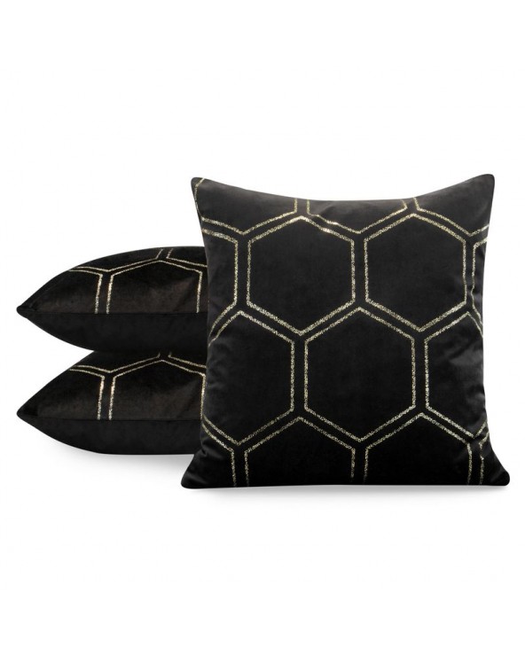Poszewka velvet 45x45 Blink 12 czarna