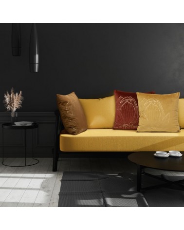 Poszewka velvet 45x45 Blink 19 miodowa