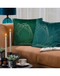Poszewka velvet 45x45 Blink 19 ciemnozielona