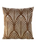 Poszewka velvet 45x45 Blink 27 brązowa