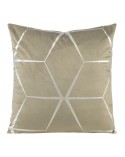Poszewka velvet 45x45 Blink 28 ciemnobeżowa