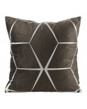 Poszewka velvet 45x45 Blink 28 ciemnobrązowa