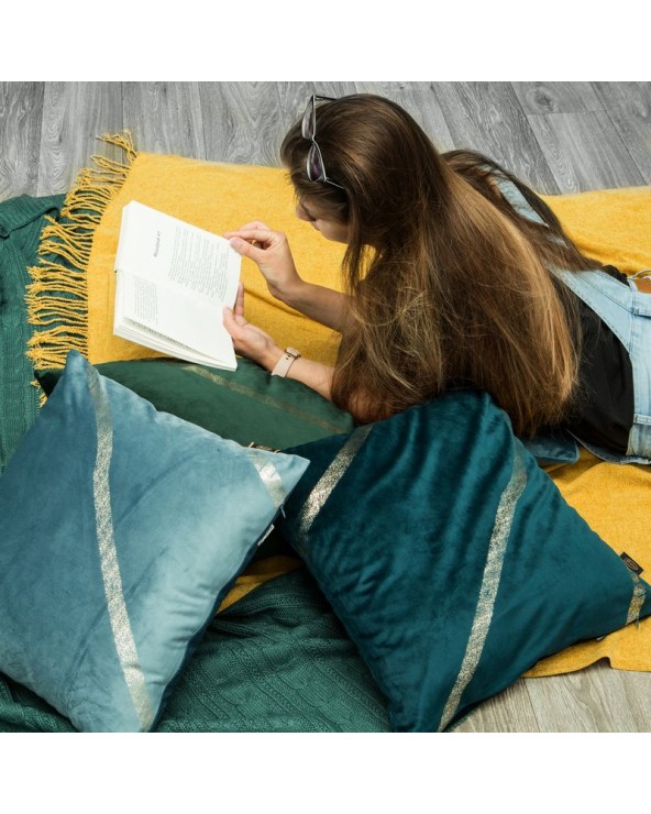 Poszewka velvet 45x45 Blink 34 biała