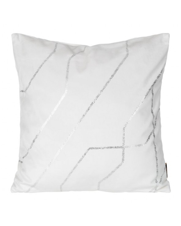 Poszewka velvet 45x45 Blink 37 biała