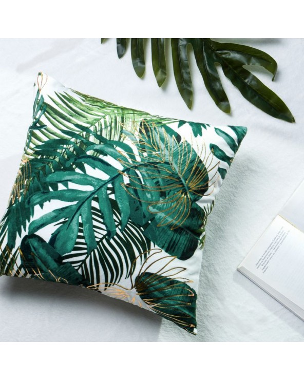 Poszewka velvet 40x40 Davos czarna/złota