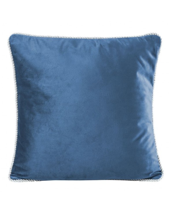 Poszewka velvet 45x45 Fotyn 2 granatowa