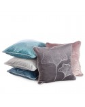 Poszewka velvet 45x45 Fres 2 granatowa/srebrna
