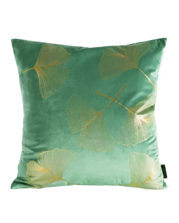 Poszewka velvet 45x45 Ginko 1 miętowa