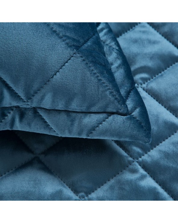 Poszewka velvet 45x45 Kristin 1 granatowa