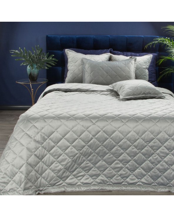 Poszewka velvet 45x45 Kristin 1 srebrna