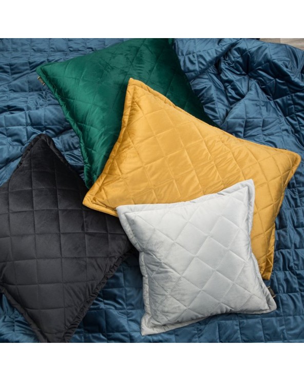 Poszewka velvet 45x45 Kristin 1 srebrna