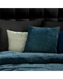 Poszewka velvet 45x45 Kristin 2 granatowa